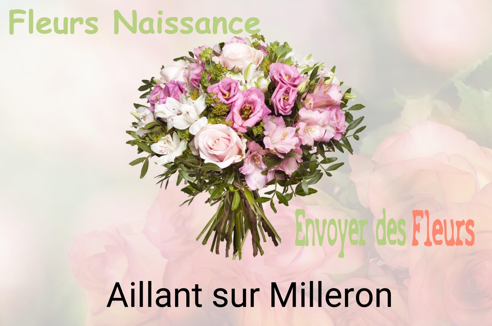 Bouquet de fleurs de naissance livré à Aillant-sur-Milleron