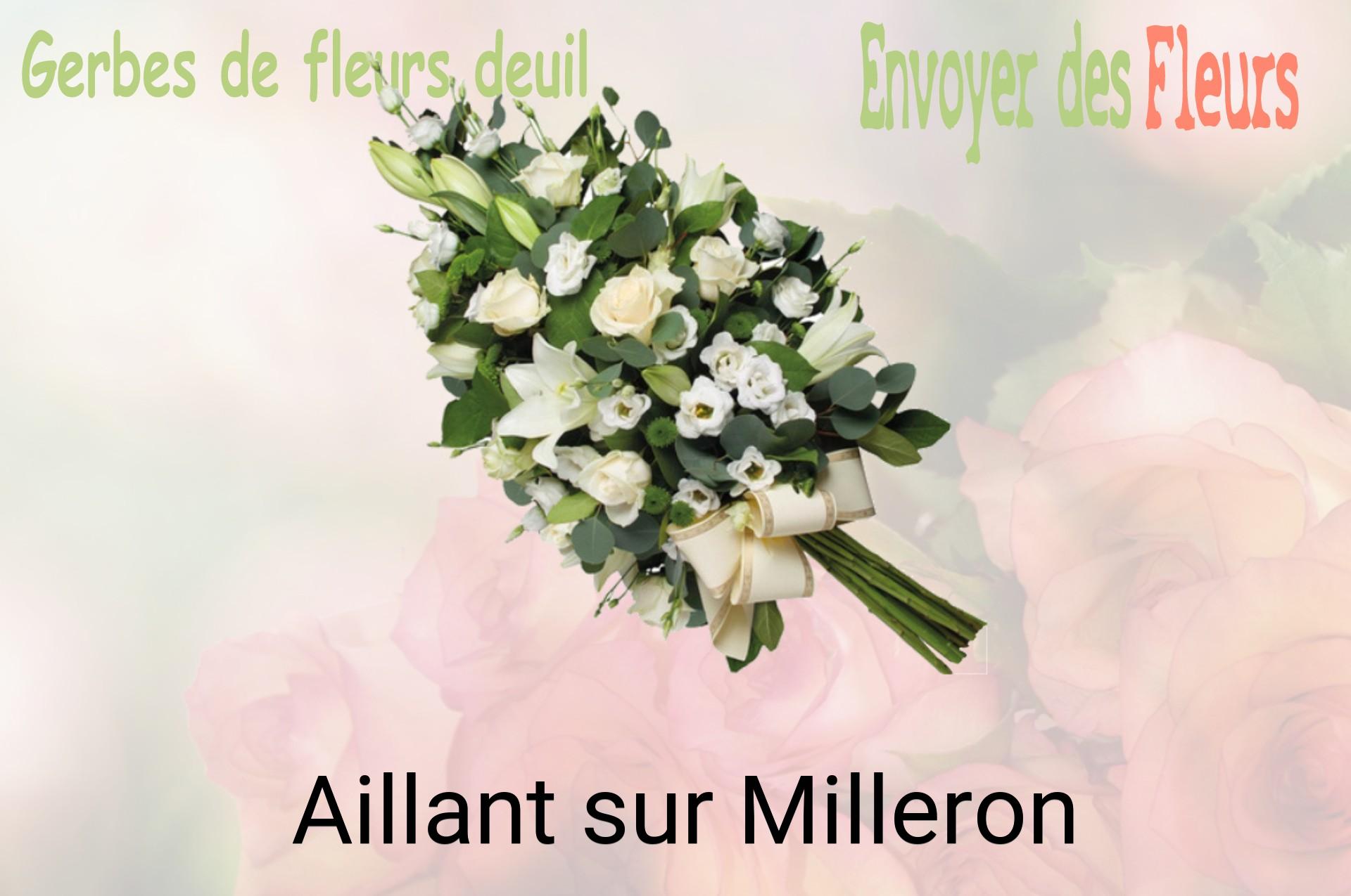 Gerbe de fleurs de deuil livrée à Aillant-sur-Milleron
